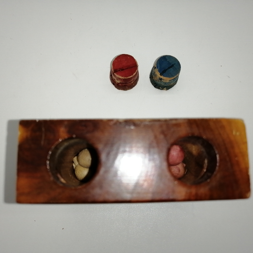 VTG. Travel Tic Tac Toe Game in Wood - Picture 14 of 14